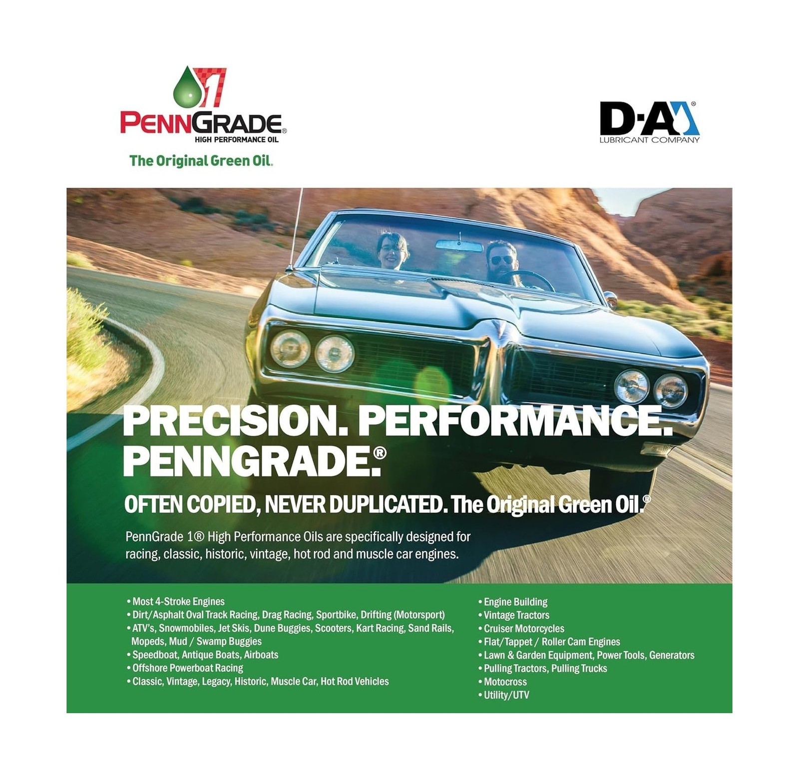 PENN GRADE 1, 71440, Synthetic Blend High Performance Oil SAE 10W-40, 5 Quart…