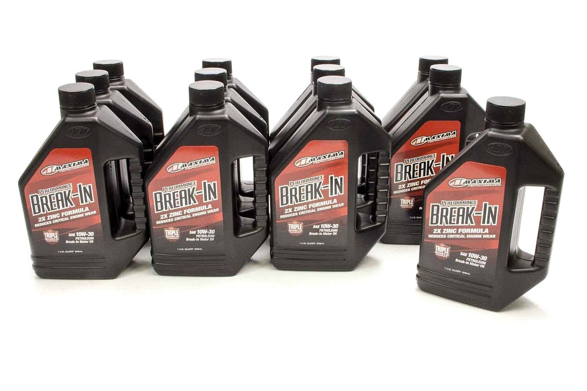 Maxima Racing Oils 39-10901 10W30 Performance Break-In Oil 12 Qt Set