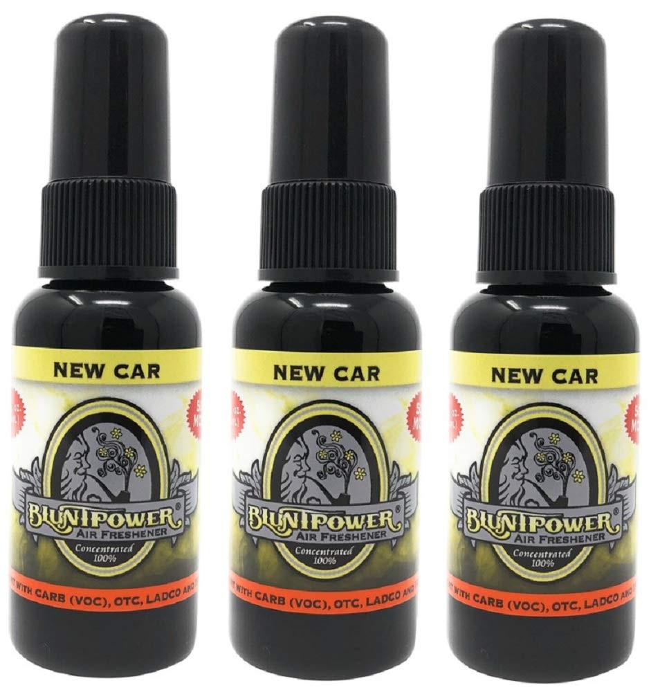 BluntPower 1 Ounce Bottle Oil Based Concentrated Air Freshener for Lime