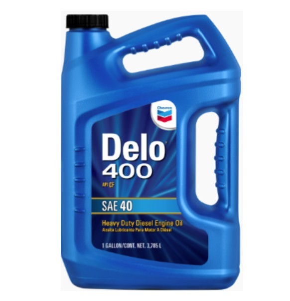 Chevron Delo 400 SAE 40 Heavy Duty Engine Oil, Case of 3 – 1 Gallon Bottles