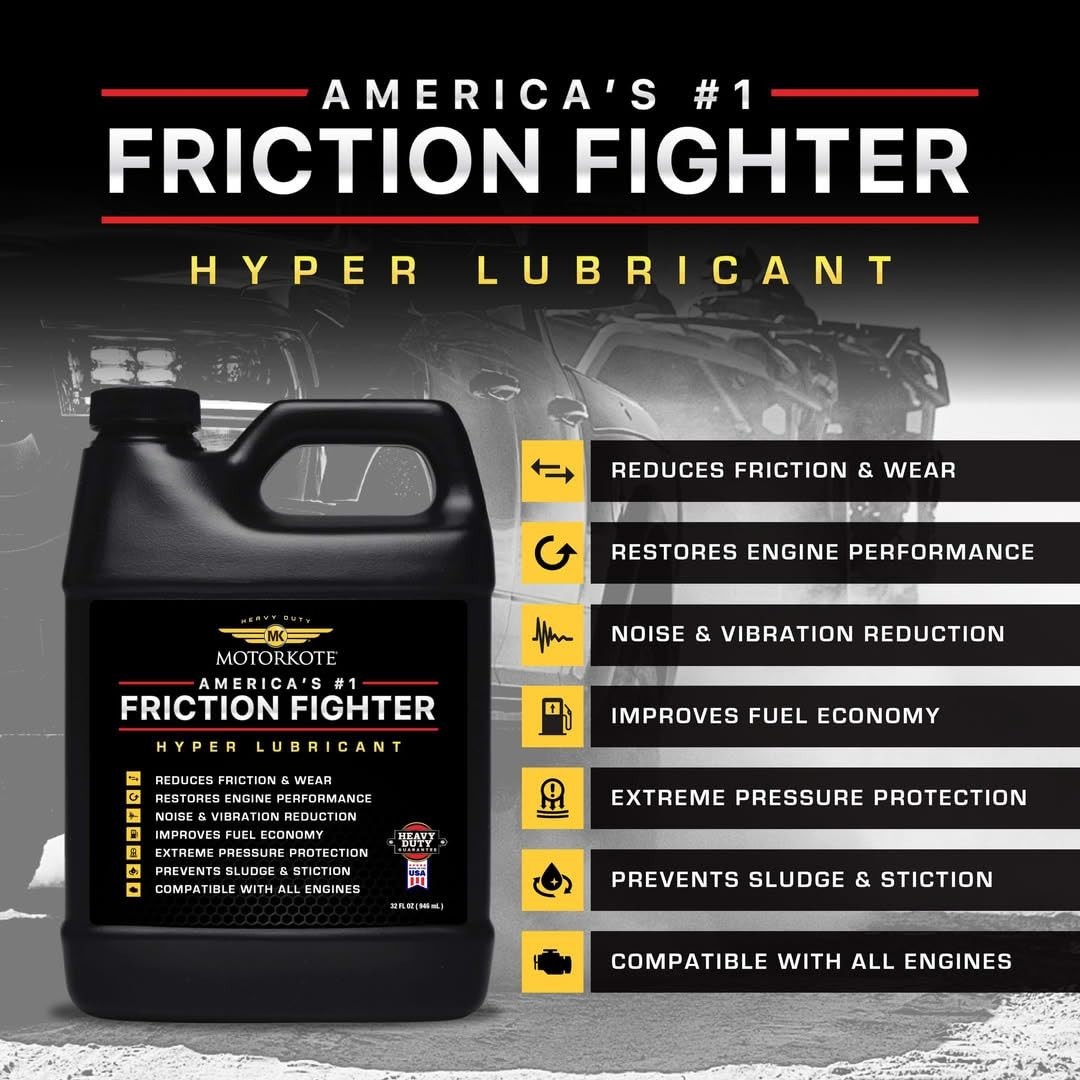 16oz Hyper Lubricant for Enhanced Engine Performance & Long-Lasting Protection