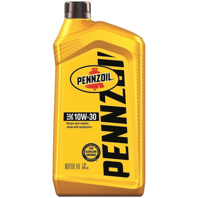 Pennzoil 1 Quart 10W-30 Motor Oil for Gasoline Engines with Active Cleansing