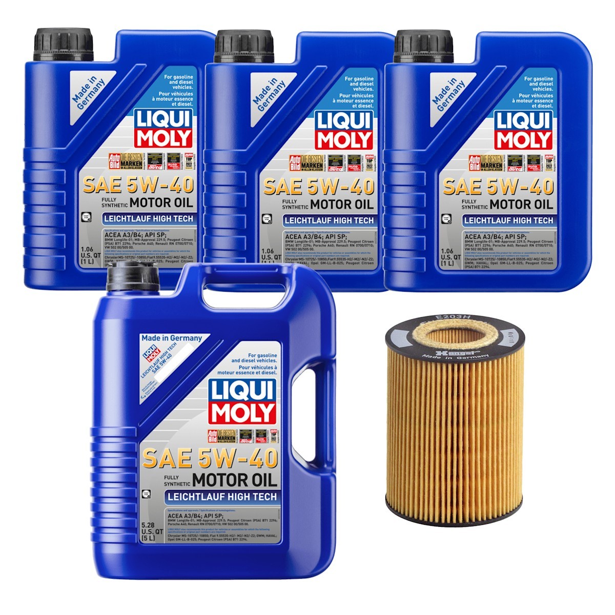 KIT-070224-187 Liqui Moly Motor Oil for 645 745 545 E53 X5 Series BMW E64 6 745i