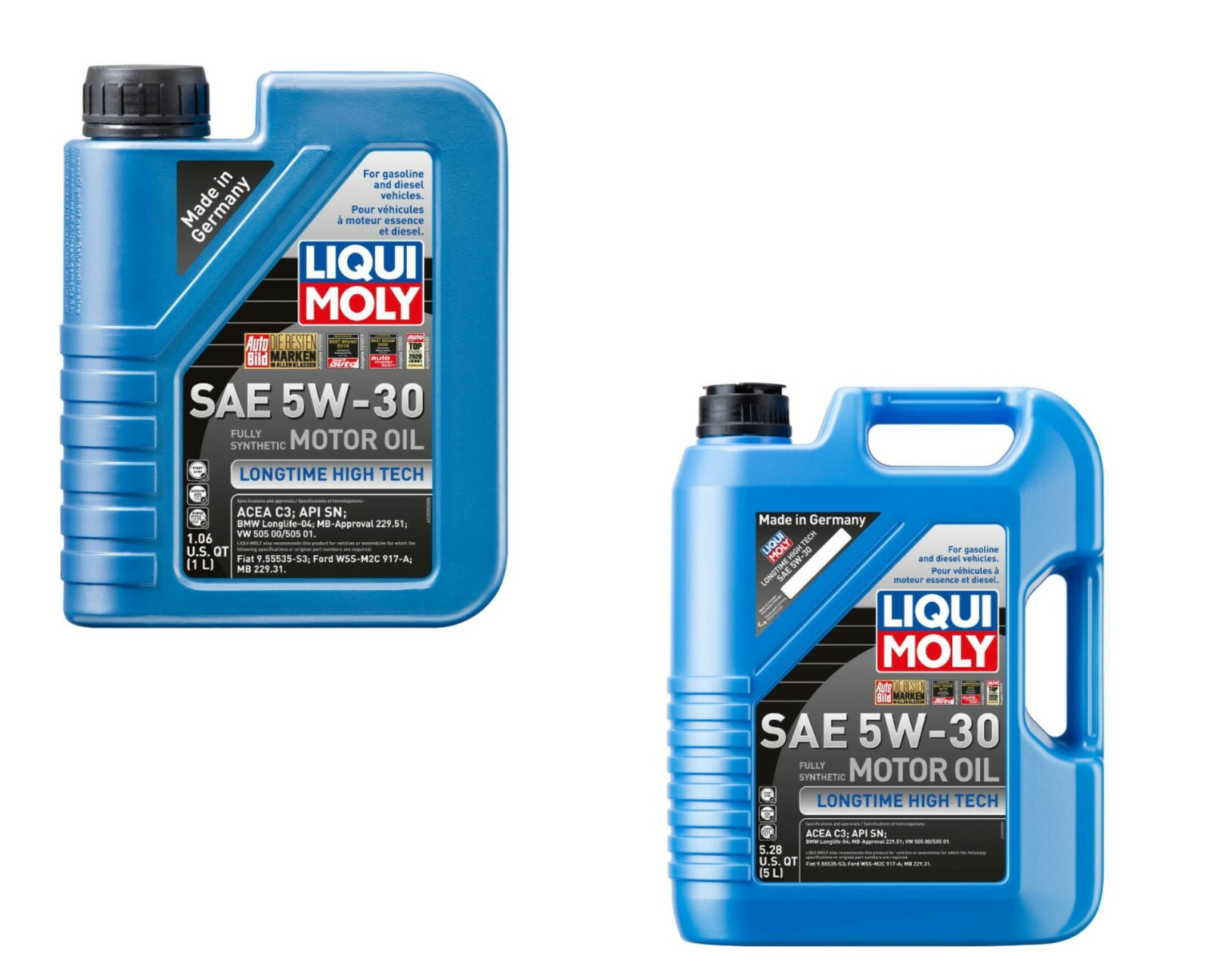 6 Liter kit 5W-30 Fully Synthetic LIQUI MOLY Engine motor Oil Change for BMW