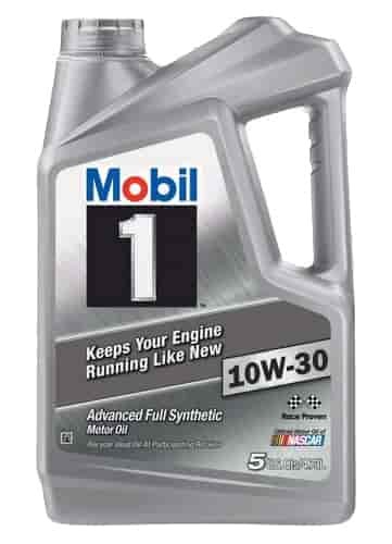 Mobil 1 122326-1 Full Synthetic Engine Oil 10W30 5 Quart Jug Sold Individually