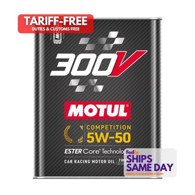 Motul Usa MTL110859, One 300V Competition Oil 5W50 2 Liter Performance Parts