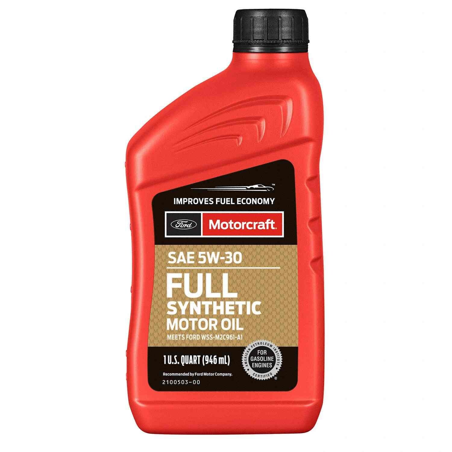 Motorcraft OEM Full Synthetic Motor Oil SAE 5W-30 – 9 Quart
