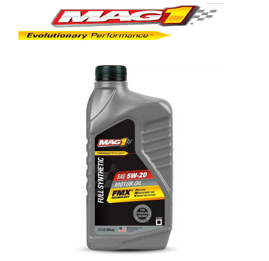MAG1 5W-20 Full Synthetic Motor Oil FMX 1 Quart Pack Of 1 Made In Usa