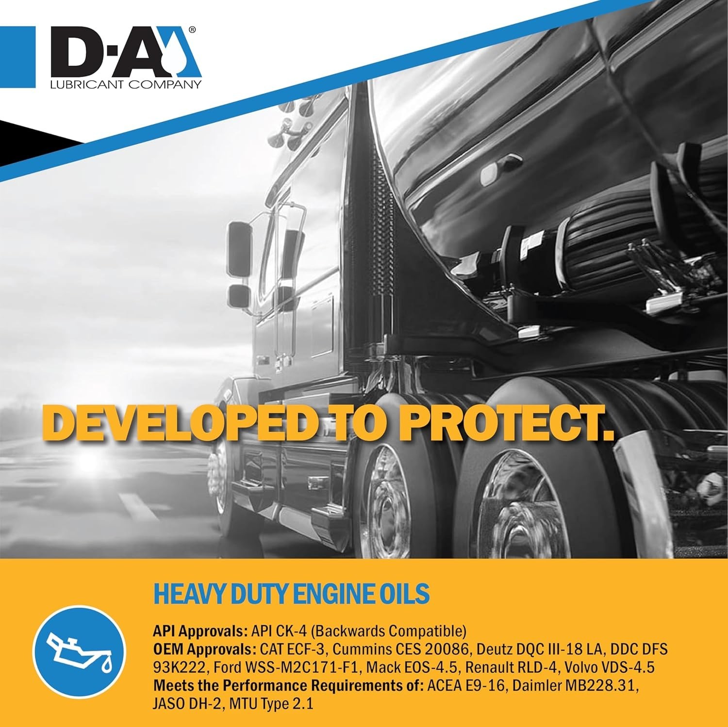 D-A Lubricant 52006, Reliant Premium Diesel Engine Oil SAE 15W-40, 1 Quart