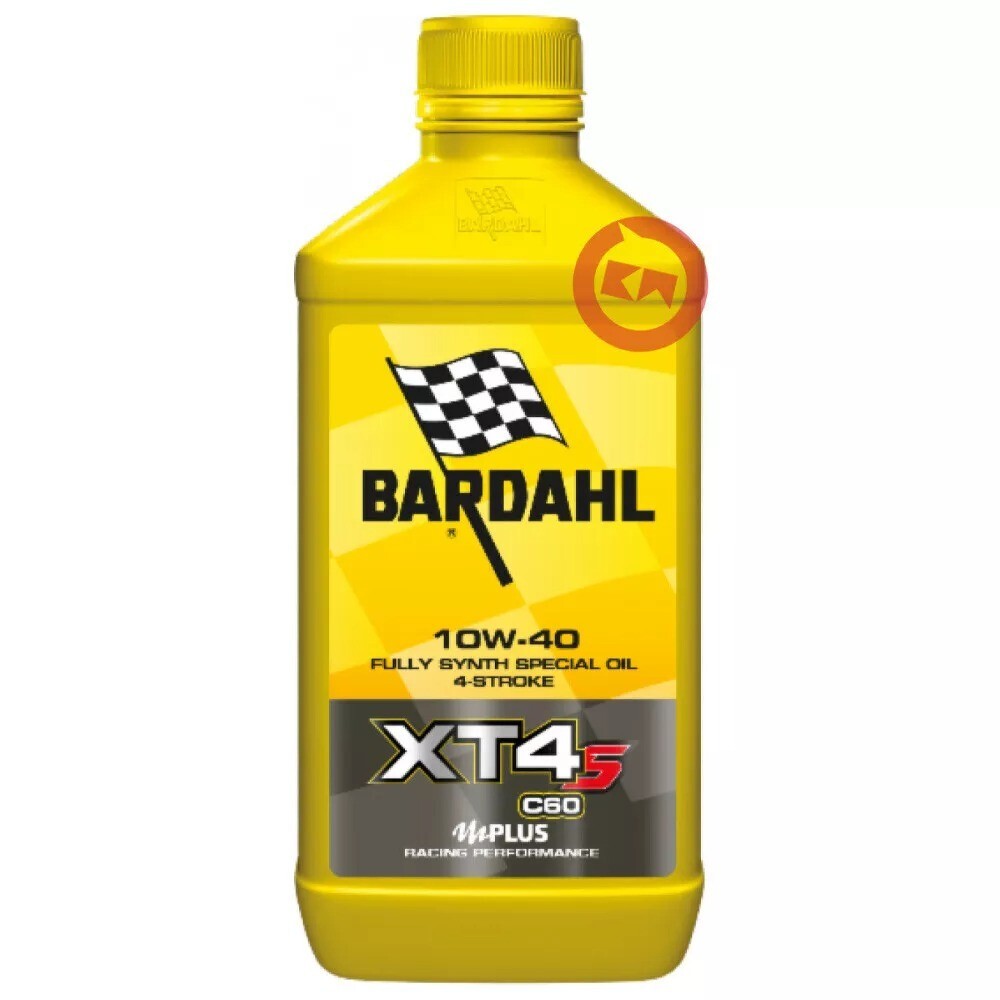 1L 100% SYNTHETIC MOTORCYCLE OIL 4T BARDAHL XT4-S C60 10w40 MA2 FULLERENE POLAR PLUS