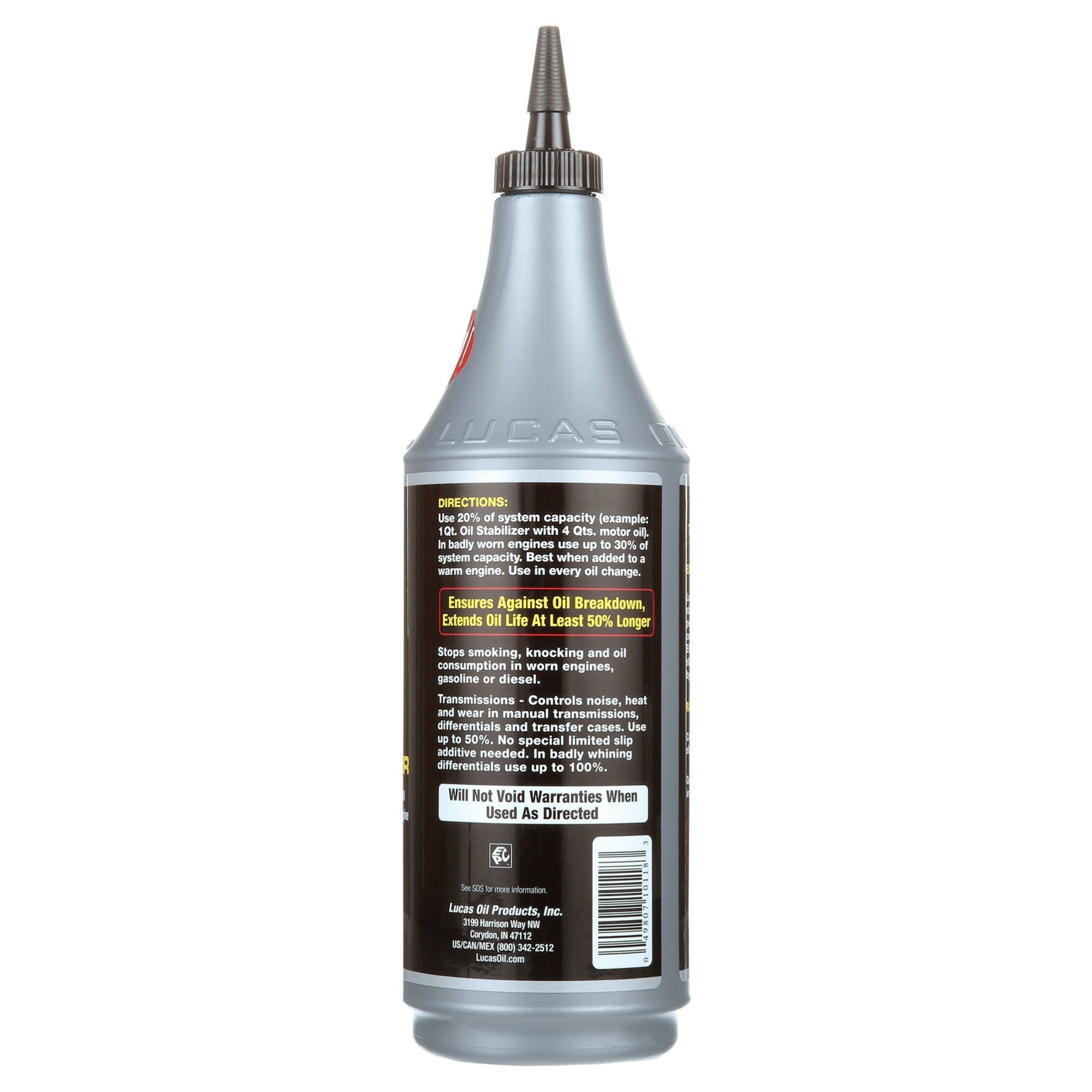 LUCAS OIL 10118 HIGH MILEAGE OIL STABILIZER 32 OZ. BOTTLE – 1 PC