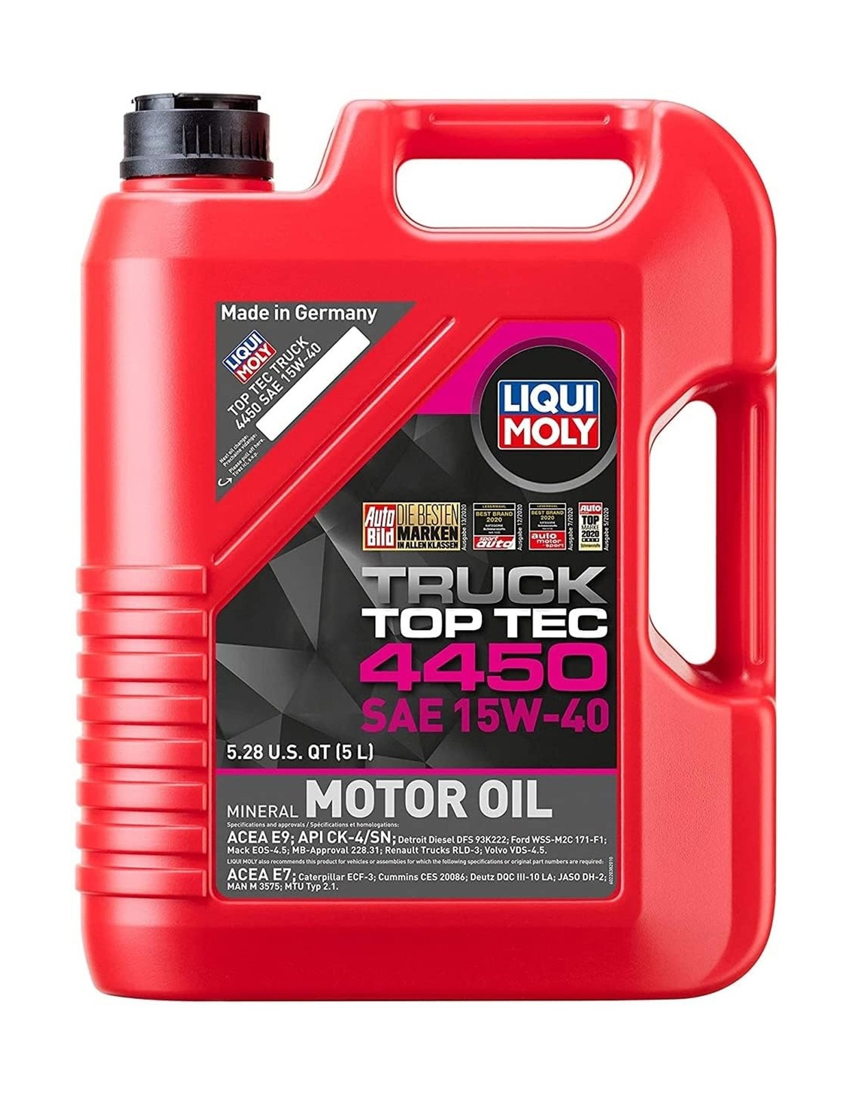 Liqui Moly Truck Top Tec 4450 | SAE 15W-40 Mineral Motor Oil | 5 Liter | SKU:…