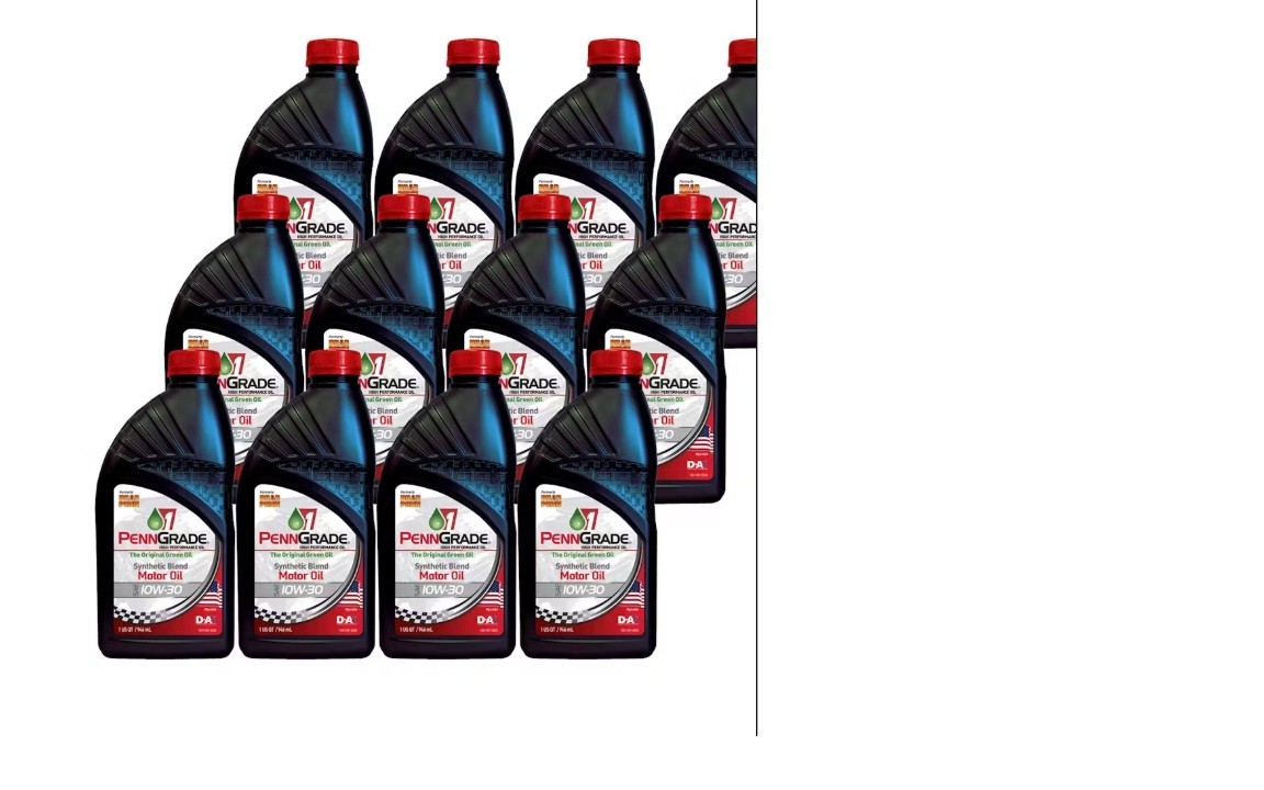 3 CASES (36) BRAD PENN Grade 1 Racing 20W50 Semi-Synthetic Oil (Case of 12) QT