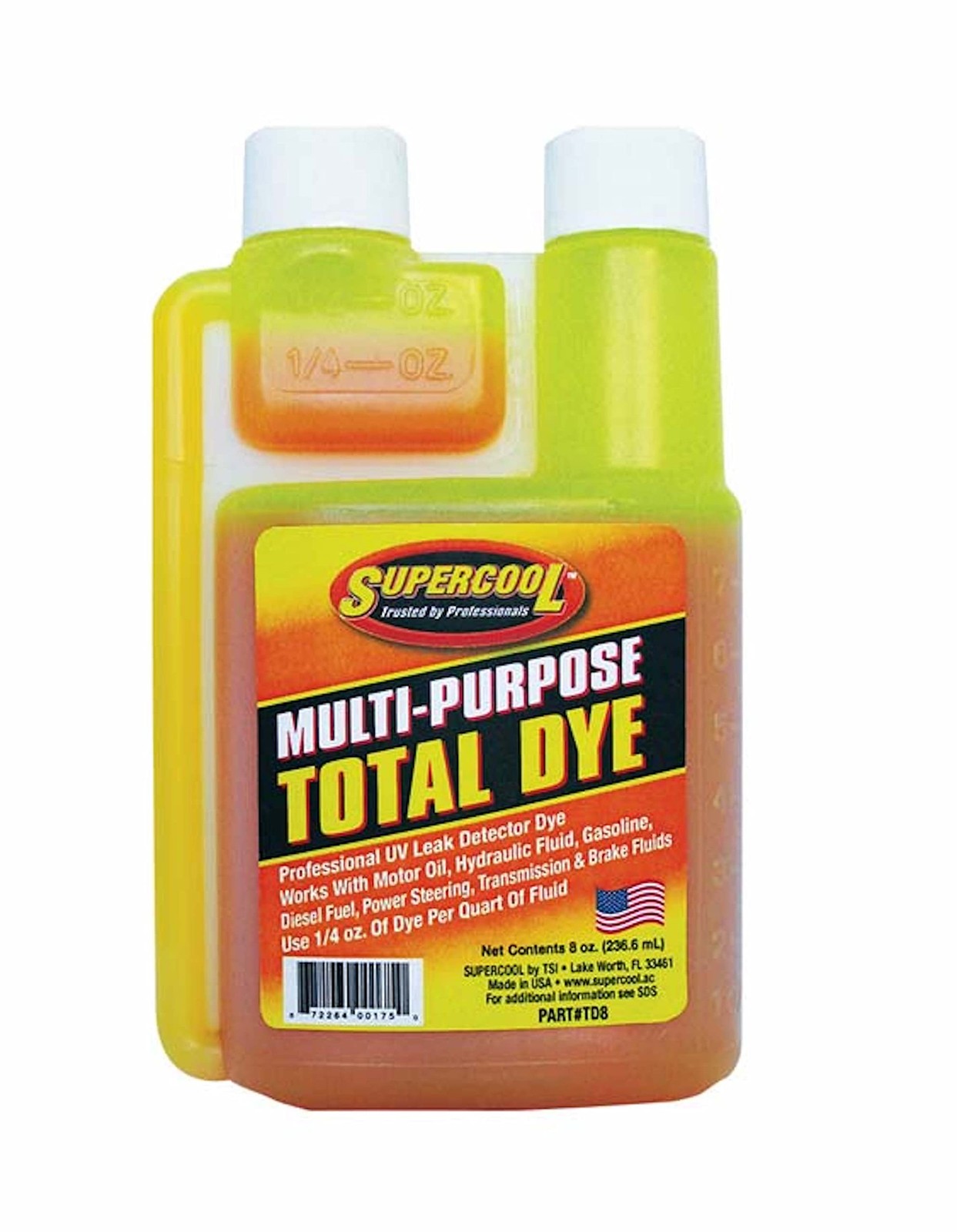 Uv Fluid Leak Detection Dye 8 Oz