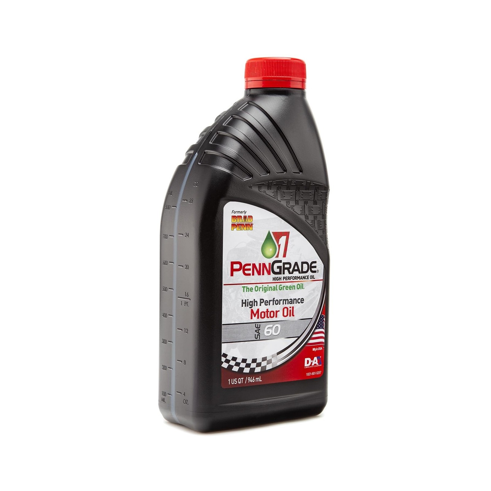 PENN GRADE 1, 71166, Monograde High Performance Oil SAE 60, 1 Quart (6 Pack) 6