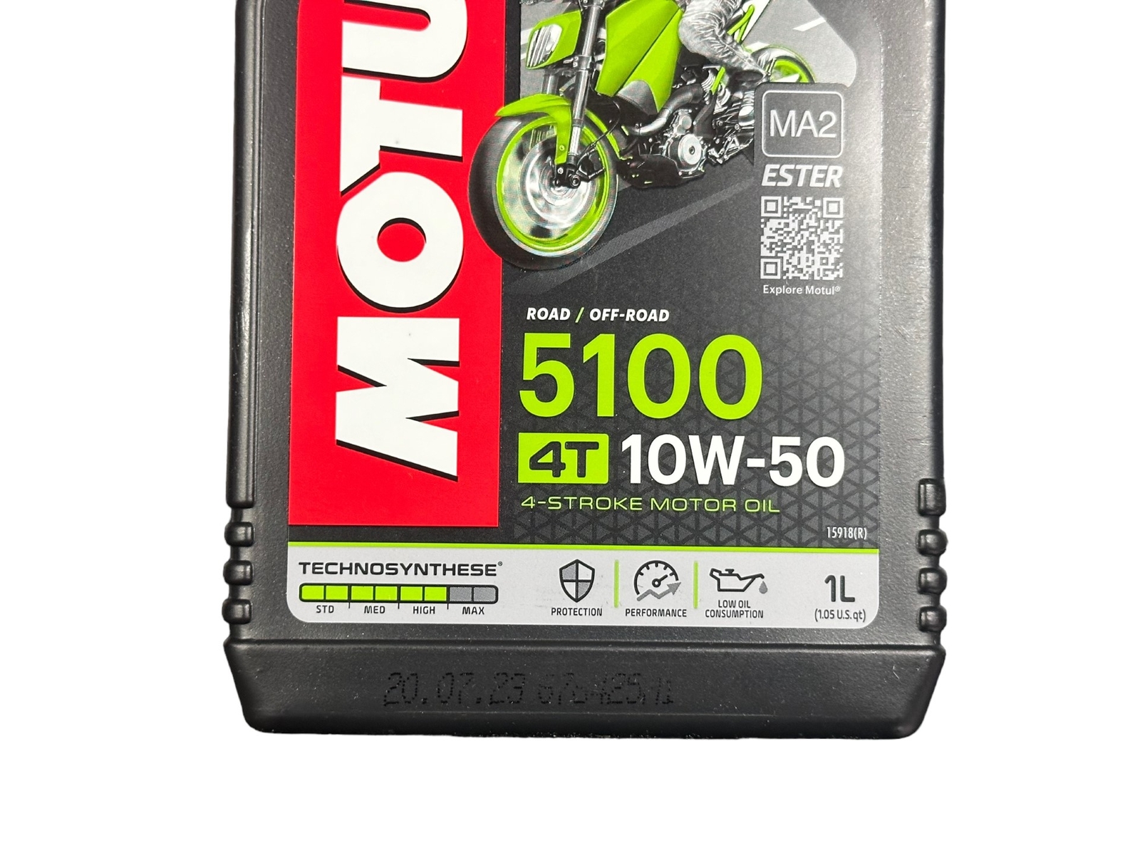1 Liter Engine Oil 10w50 ORIGINAL MOTUL 5100 Motorcycle Scooter 4-Stroke 10-50 10 50