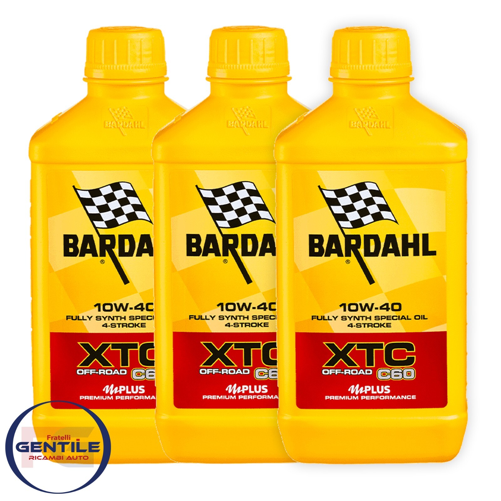 Bardahl Xtc C60 Off Road 10w40 Polar Plus 4 Stroke Motorcycle Synthetic Oil 3lt