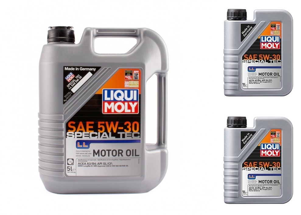 LiquiMoly Special Tec LL 5W-30 Full Synthetic Motor Oil – 7 Liters