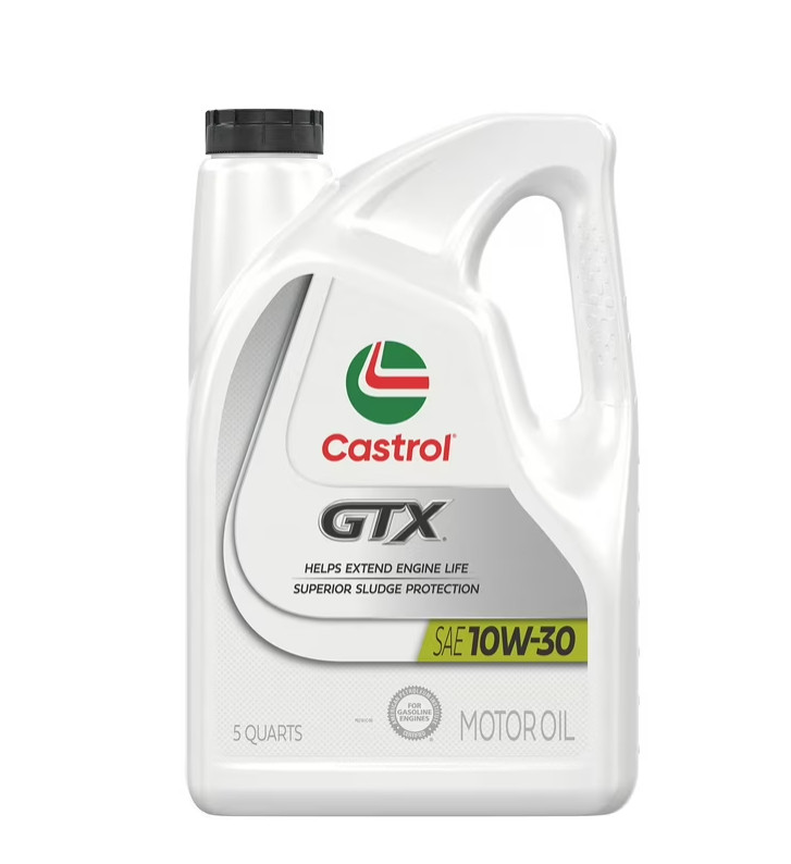 Castrol GTX 10W-30 Conventional Motor Oil, 5 Quarts (2 pack)