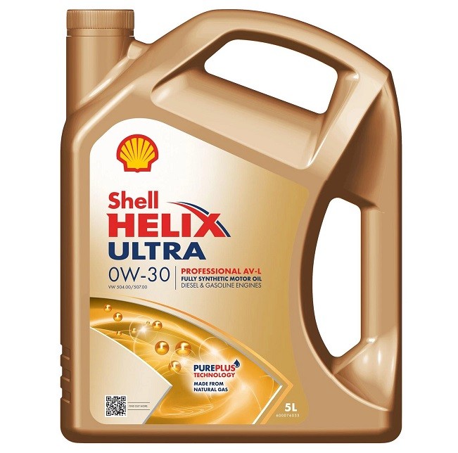 Shell Helix Ultra Professional AV-L 0W-30 Fully Synthetic Oil Diesel Gasoline 5L