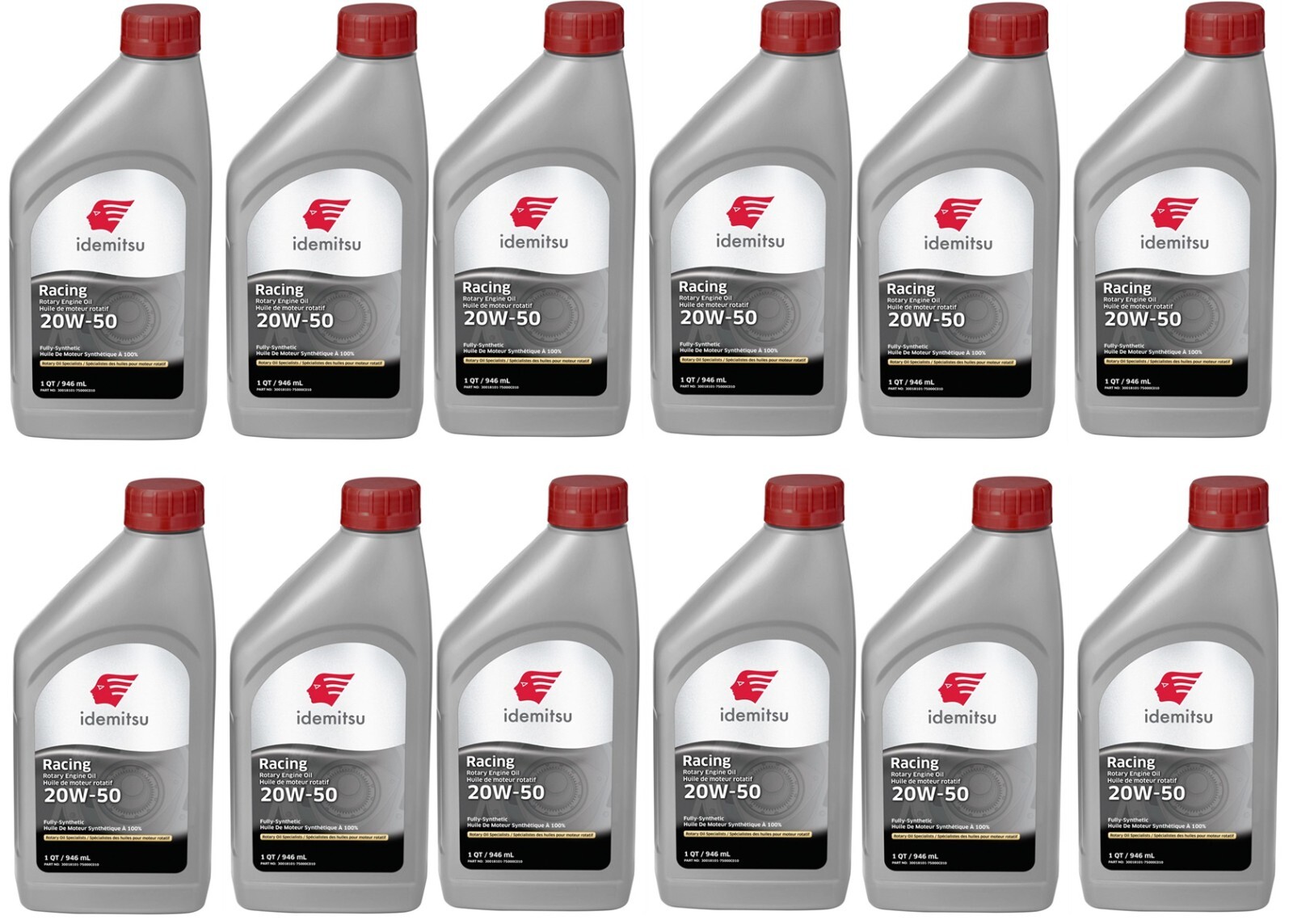 Set of 12 Idemitsu Engine Oil Racing Rotary 20w50 30018101-75000C010