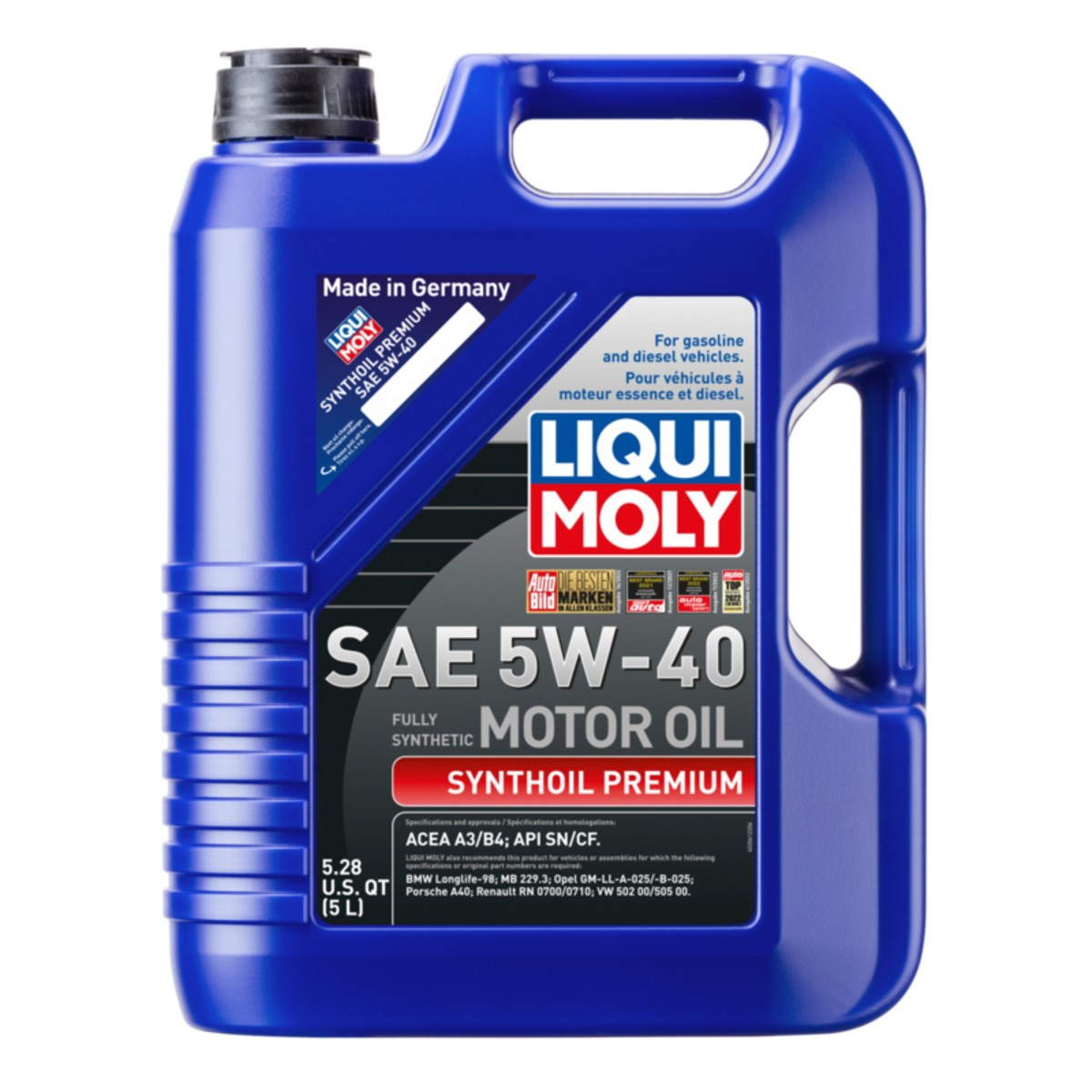 2041 Liqui Moly Motor Oil for MB Mercedes 220 250 280 2800 200 230 190 220D 250C