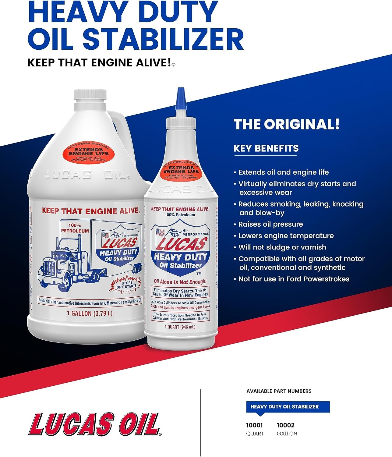10001 Heavy Duty Oil Stabilizer – 1 Quart