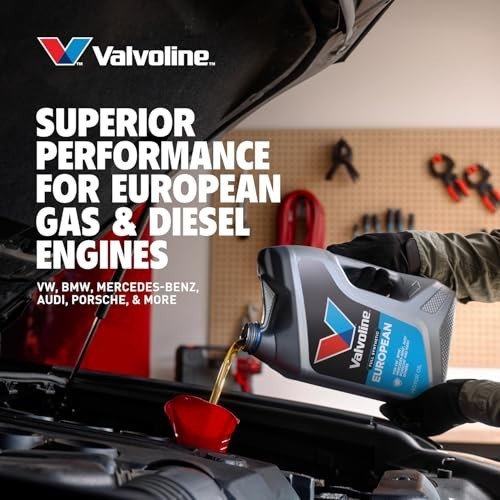 Full Synthetic Motor Oil 0W40 6 Quart Case European Vehicle Protection