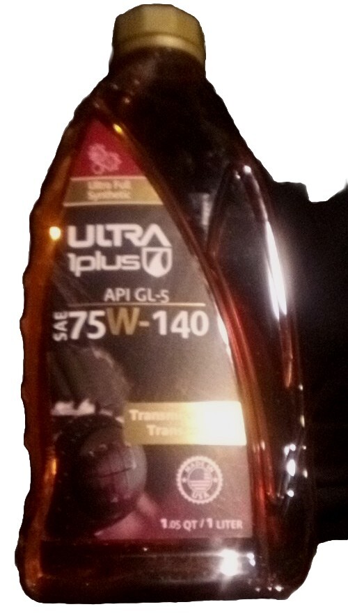 Ultra1Plus SAE 75W-140 Synthetic Gear Oil , API GL-5 | Quart