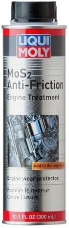Liqui Moly MoS2 Anti-Friction Engine Treatment | 300 ml | Oil additive Pack of 2