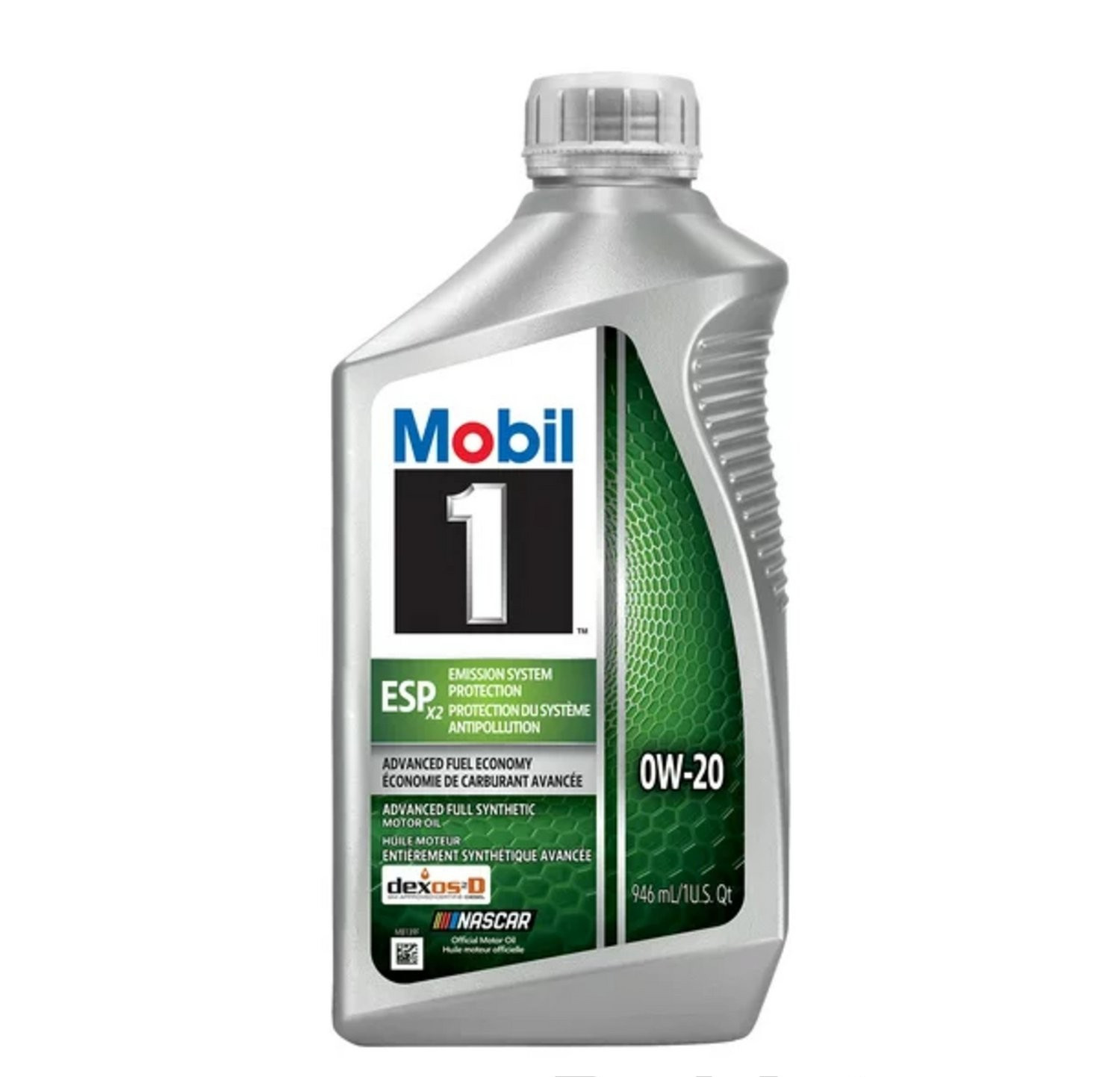 10 pack- MOBIL 125386 ESP X2 0W-20; ESP X2 Full Synthetic Motor Oil 0W-20, 1 Qt