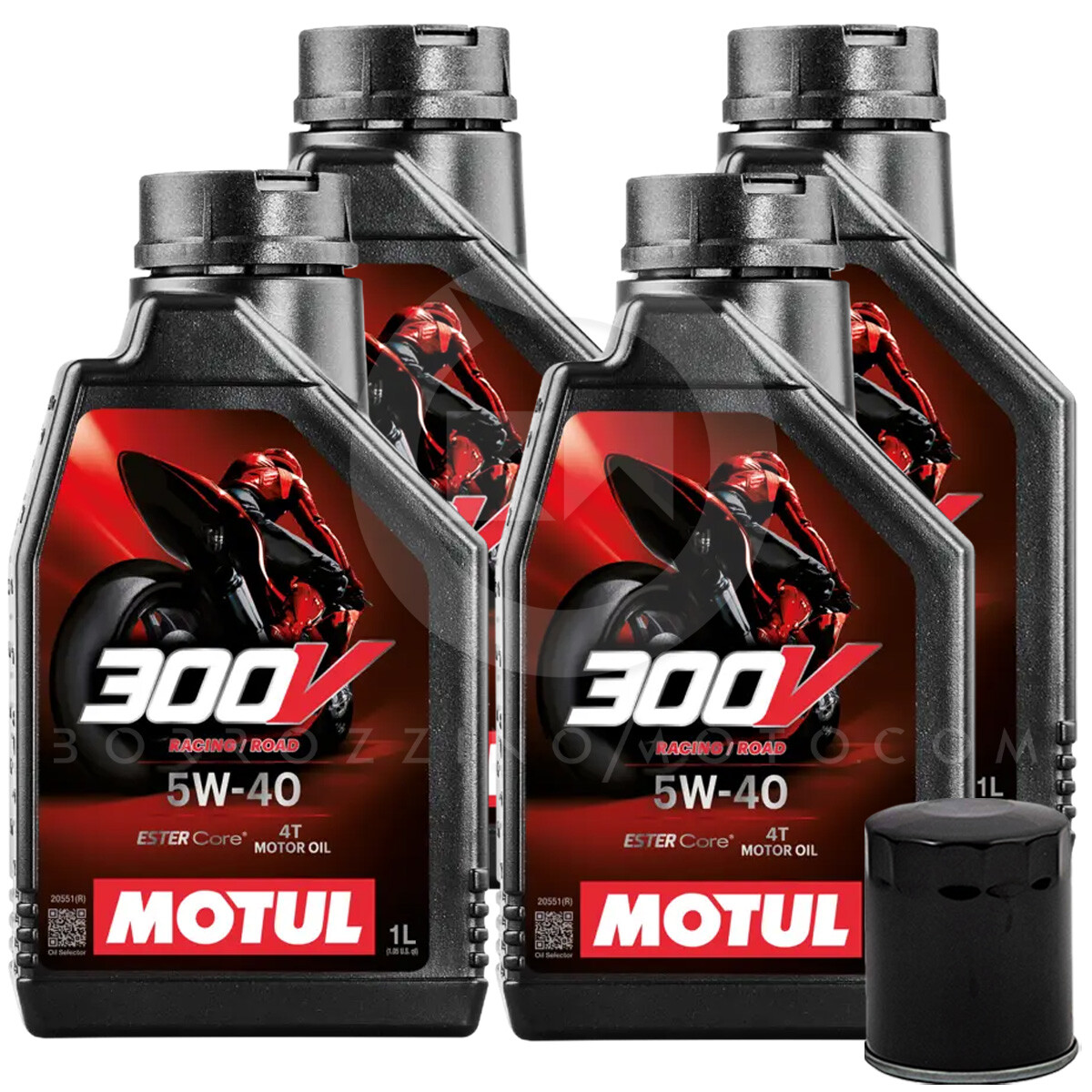 CUTTING KIT 4L MOTUL 300V 5w40 + FILTER DUCATI F1 Montjuich 750 1986-1986