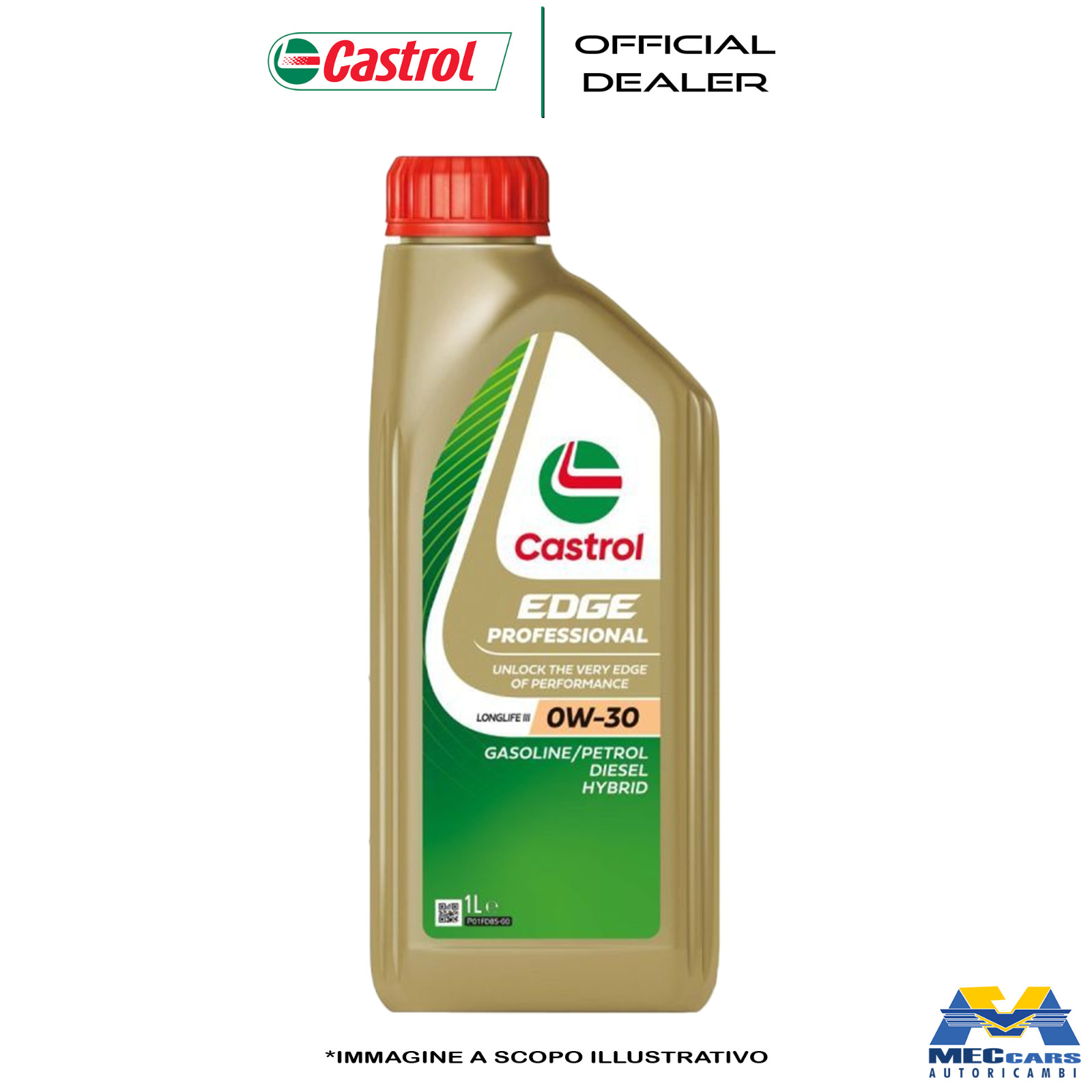 CASTROL EDGE PROFESSIONAL TITANIUM 0W30 ENGINE OIL 100% SYNTHETIC 6L LT LITERS