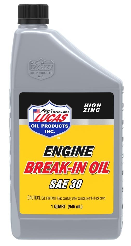 Lucas 10630 Break-In Oil SAE 30 Flat Tappet Camshaft 1 Qt Universal