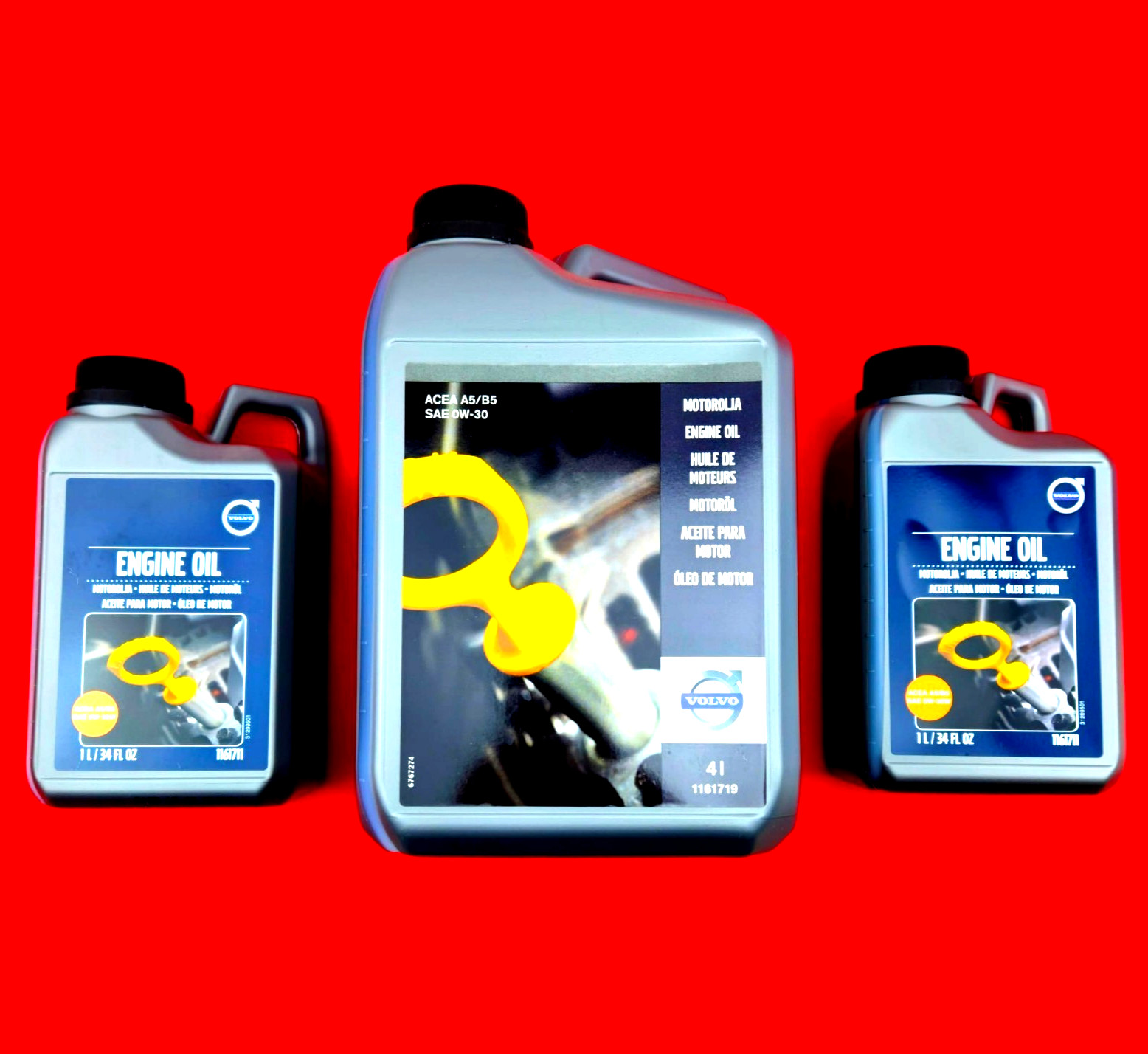 6L Original Volvo Motor Oil SAE 0W-30, ACEA A5/B5 – 1161719 + 1161711