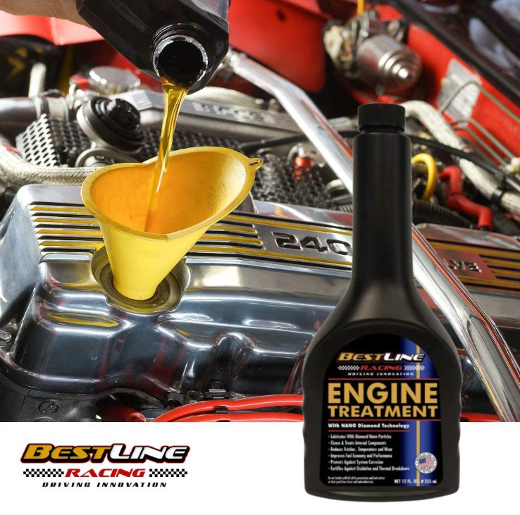 NEW BestLine Racing Diamond Nano-Lube Car Truck Engine Oil Treatment (12 ounces)