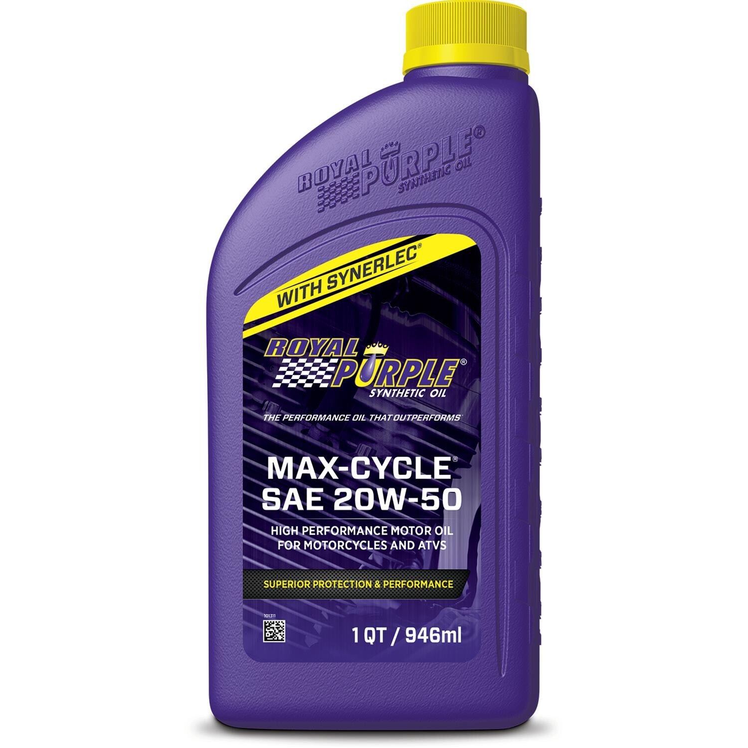 Royal Purple 01316 20W-50 Max Cycle Synthetic Motorcyle Oil Pack of 6 Quarts