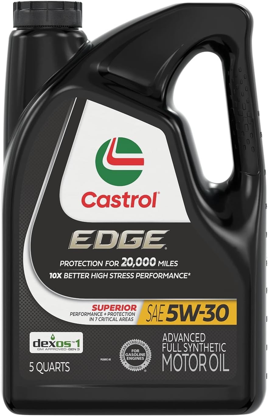 EDGE 5W-30 Advanced Full Synthetic Motor Oil – 5 Quarts for Ultimate Engine Care