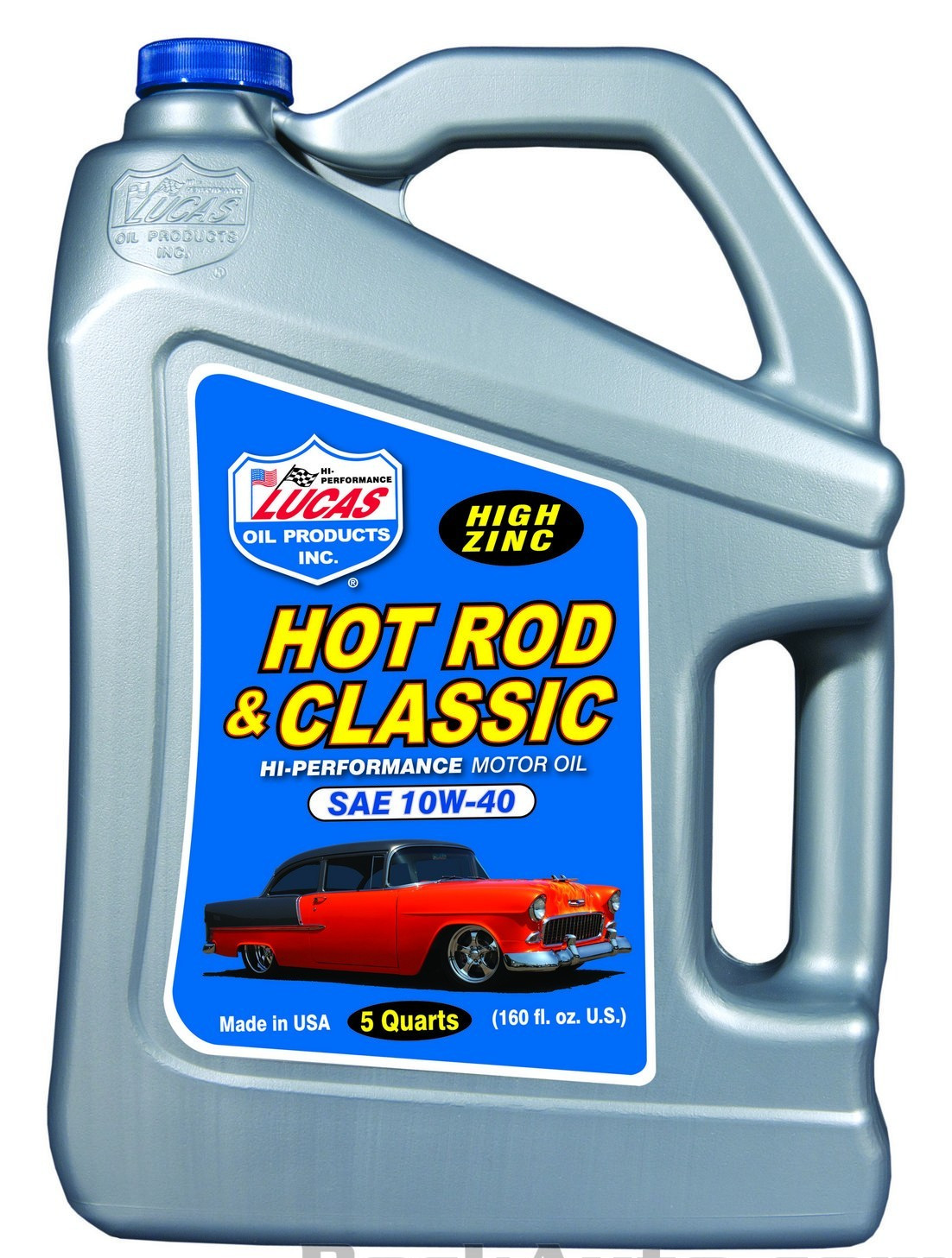 2 PACK- LUCAS OIL 10683 Hot Rod & Classic Car HP Motor Oil SAE 10W-40; 5 Quart