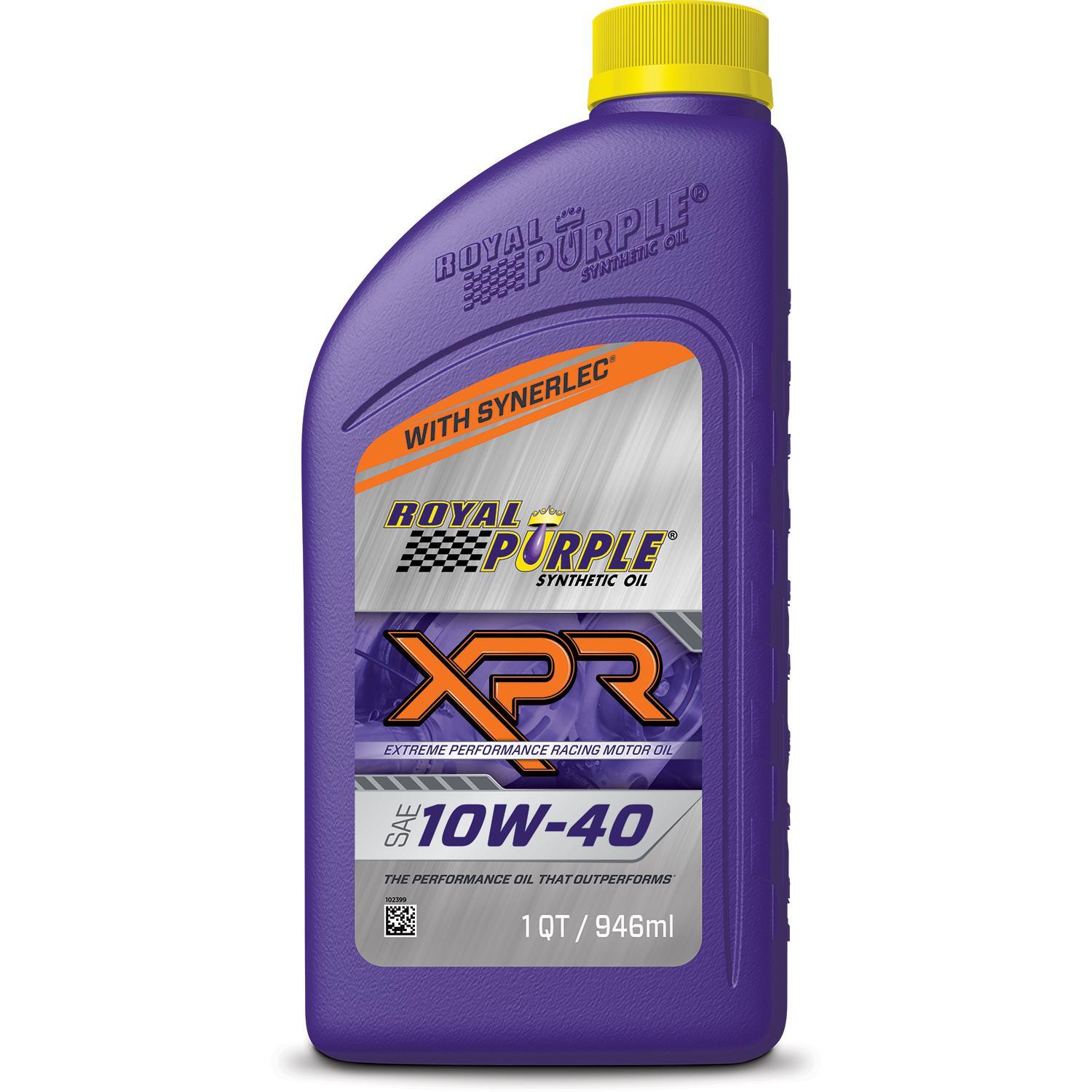 Royal Purple ROY01041, One 10W40 Xpr Racing Oil 1Qt Performance Racing Parts
