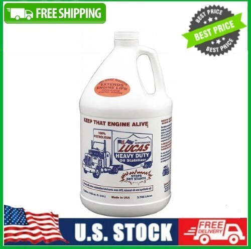 Lucas Oil 10002 Heavy Duty Oil Stabilizer One Gallon Jug Automotive Additive