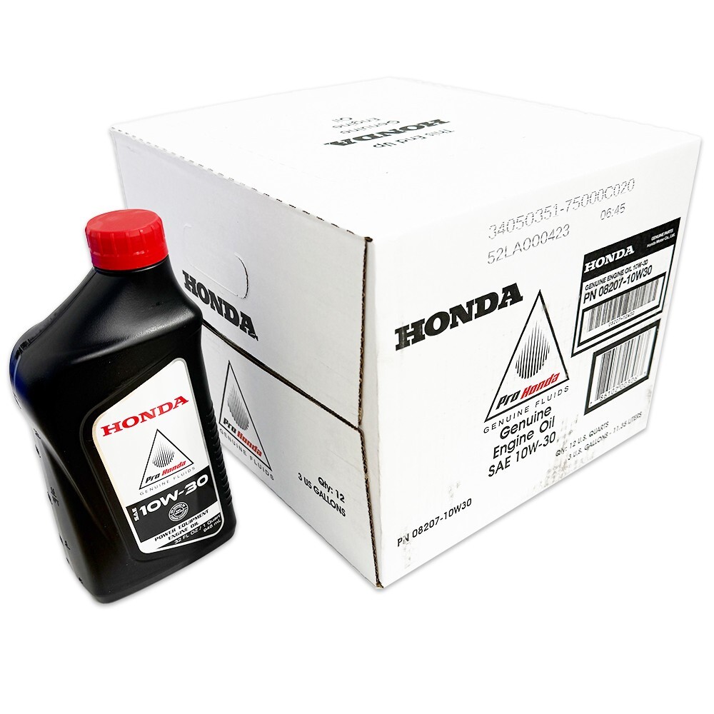 Genuine OEM Honda 08207-10W30 SAE 10W-30 Motor Oil – 12 PACK