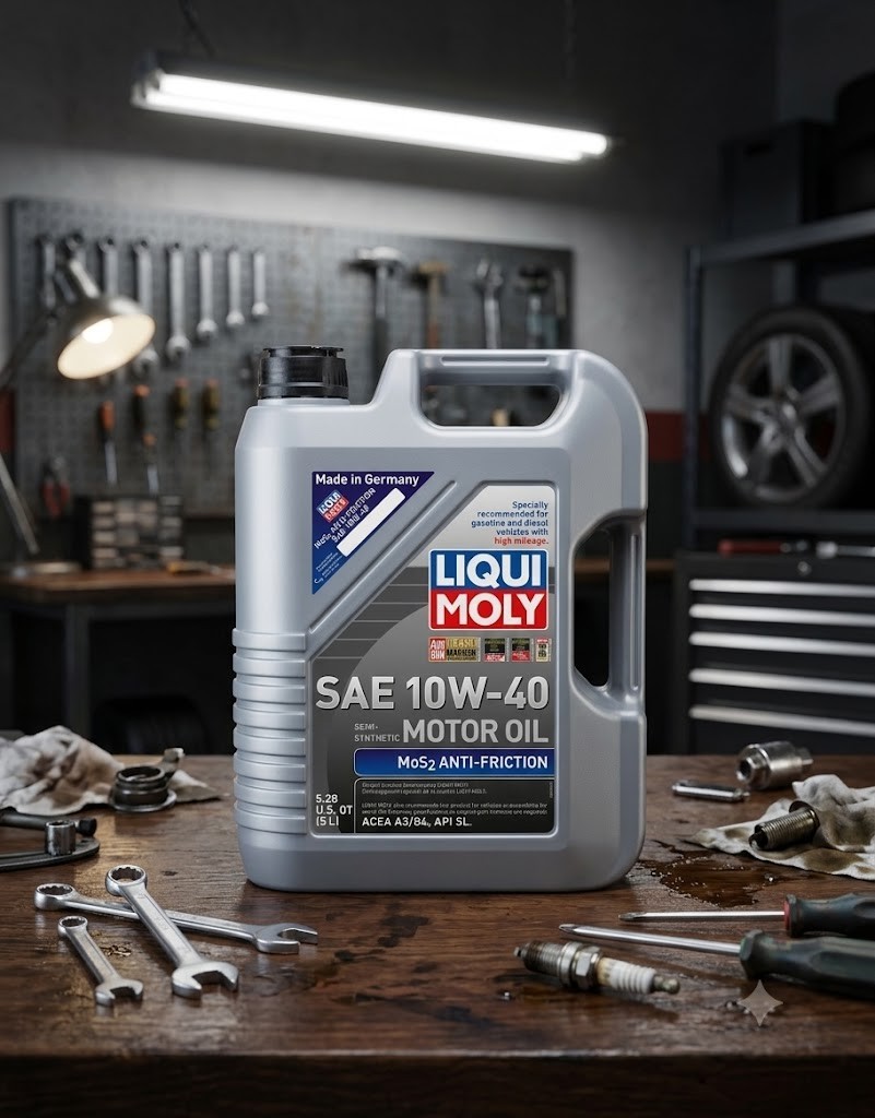 [SALE] LIQUI MOLY 2043 MoS2 Antifriction Motoroil 10W-40; 5 Liter – FREESHIP