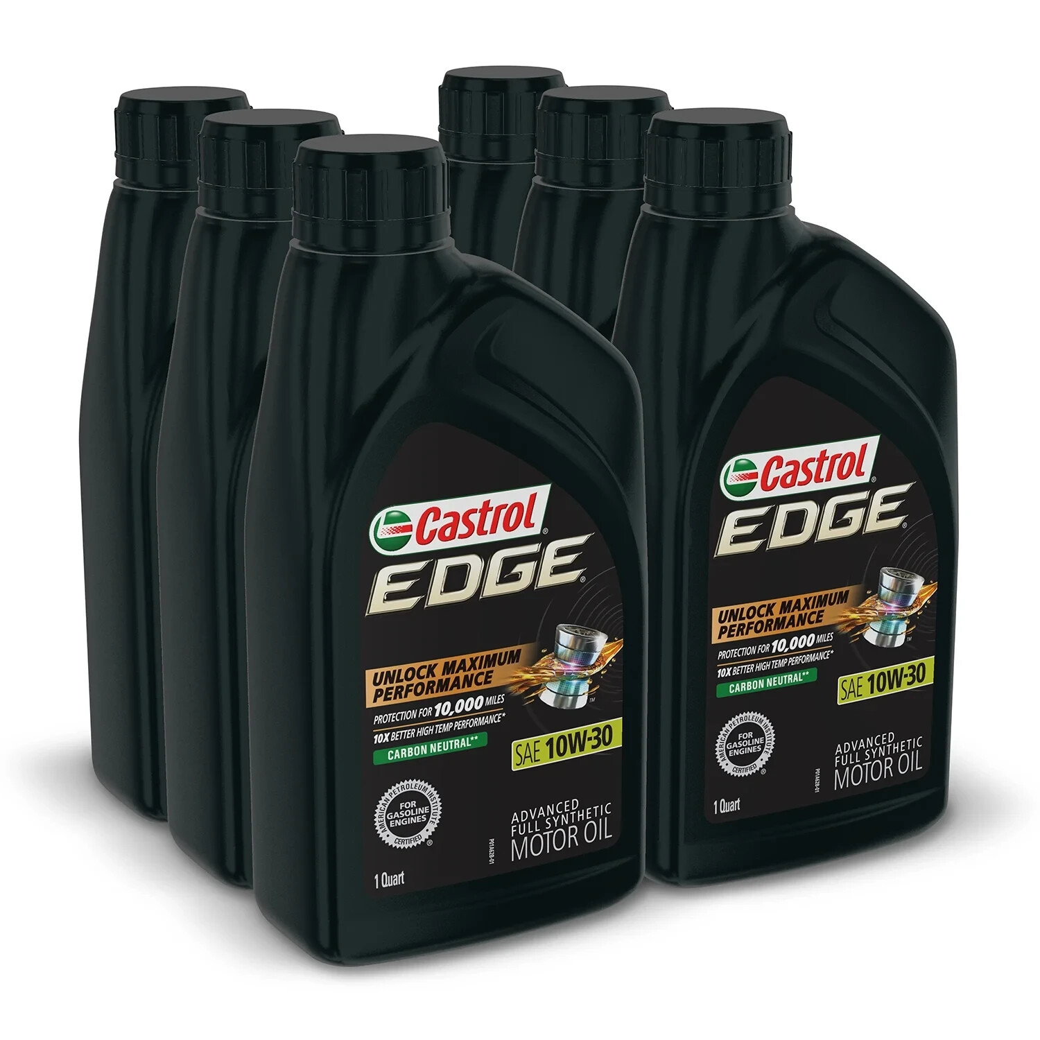 Castrol Edge 10W-30 Full Synthetic Motor Oil 6/1 QTS (PACK OF 6 + FREE SHIPPING)