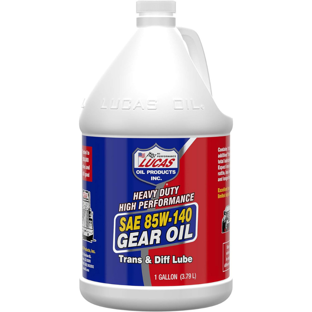 Lucas Oil Lucas 10045 Heavy Duty 85W-140 Gear Oil 1 Gallon Capacity Pack of 4