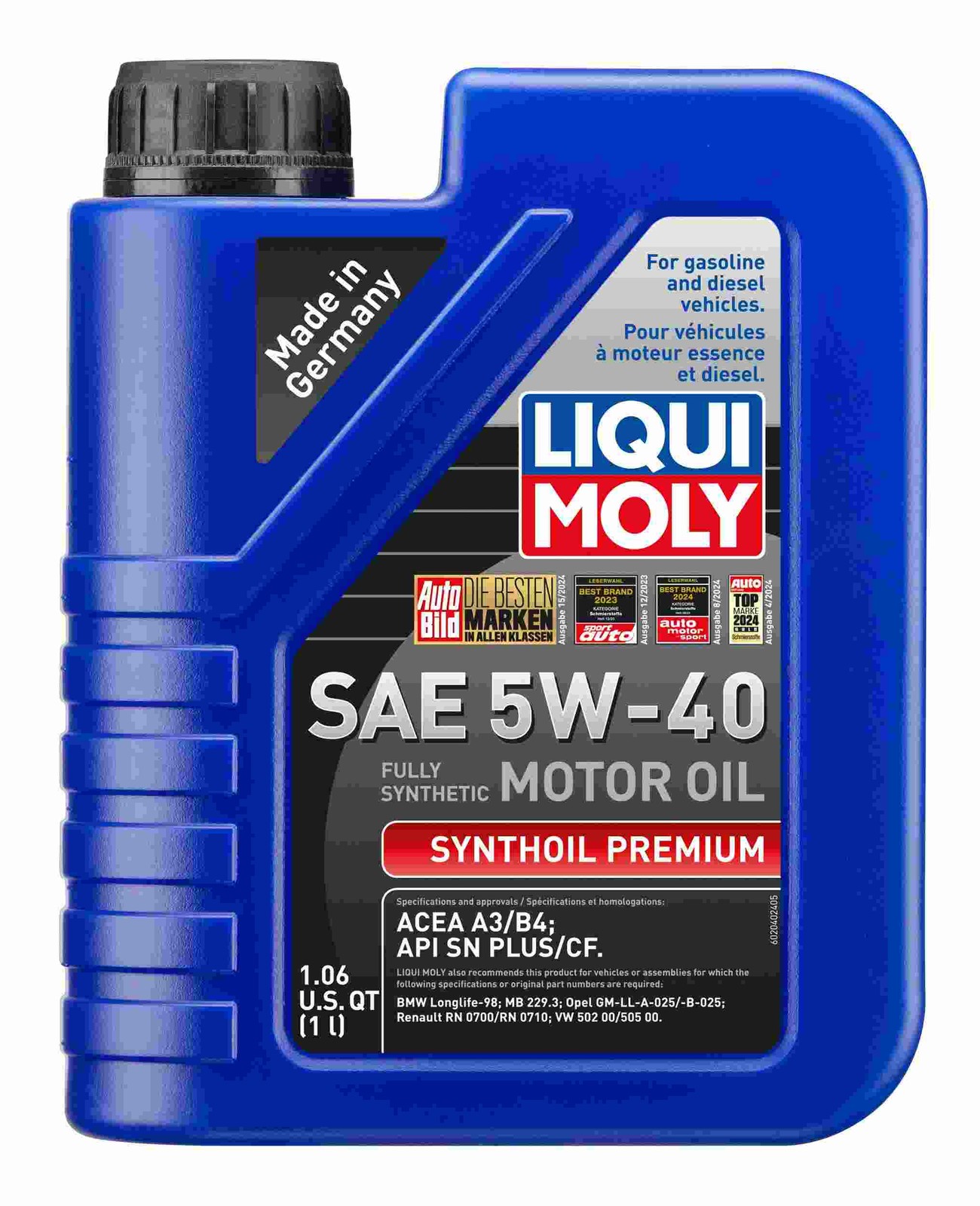 For Dodge Sprinter Synthetic Oil Change Kit LIQUIMOLY 5W-40 & Hengst Filter Set