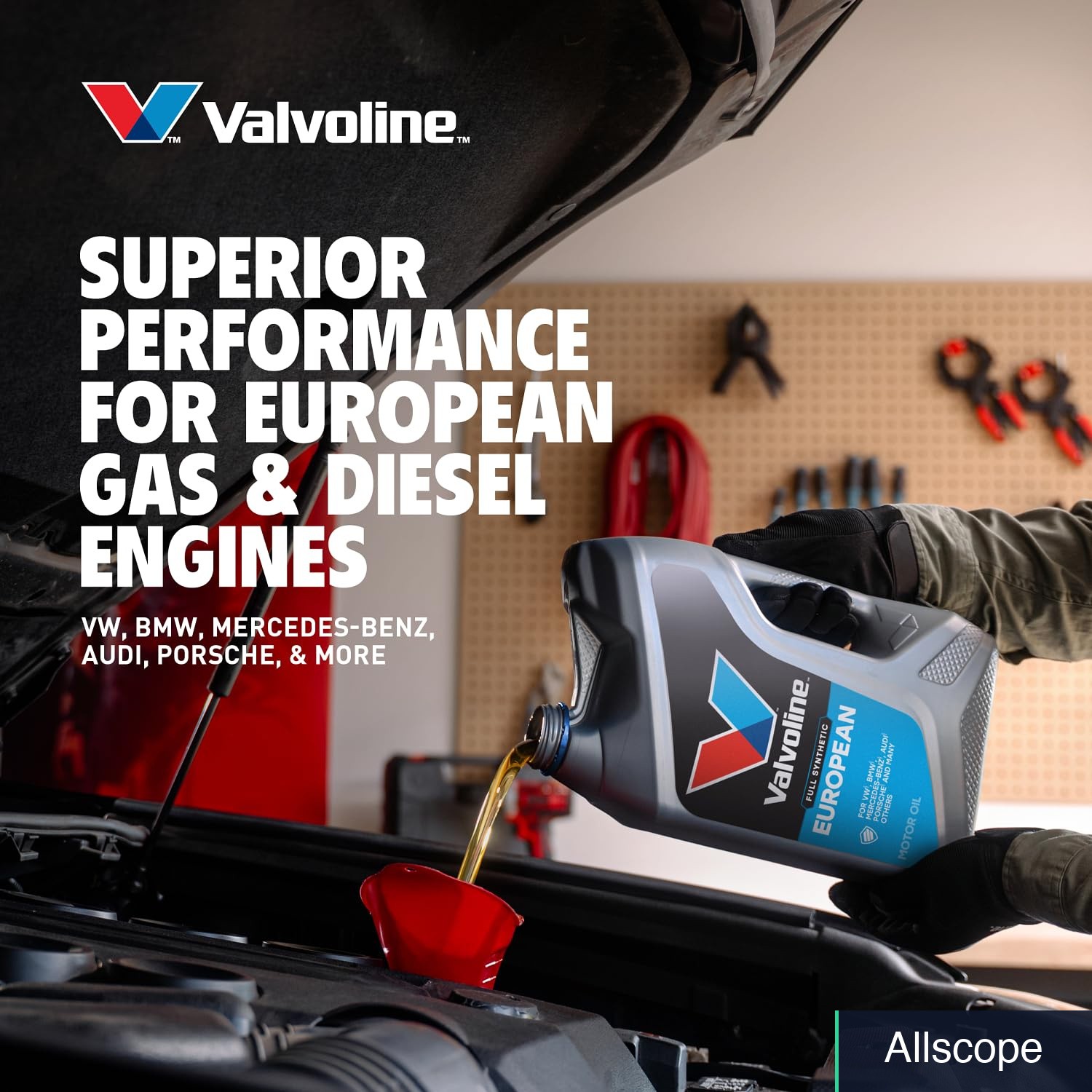 Valvoline European Vehicle Full Synthetic 5W-30 XL-III Motor Oil 5 Quart