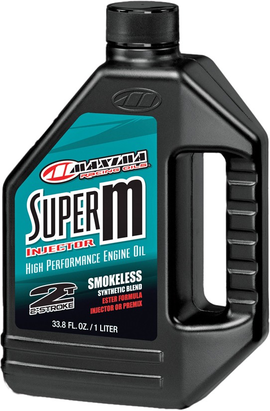 Maxima Super M Injector Oil 1L Semi-Synthetic 2-Stroke Engine Oil