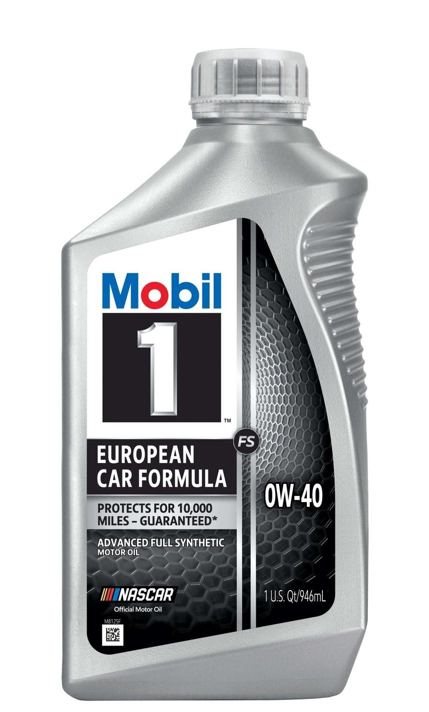 8 PACK- MOBIL 112628 Full Synthetic 0W-40;Mobil 1 European Car Formula-1 qt-SALE