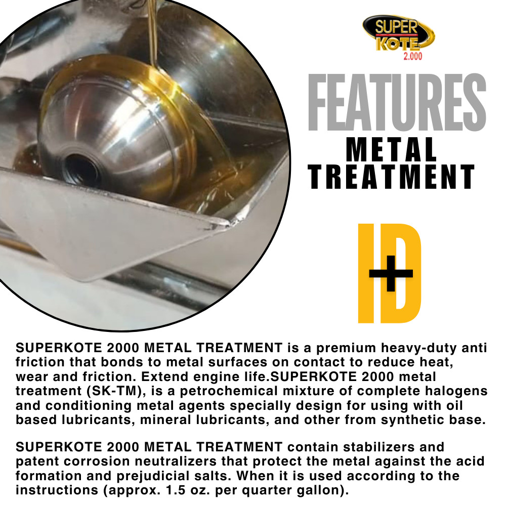 SUPERKOTE 2000 Metal Treatment Lubricant Anti Friction EP 1GAL 1PACK
